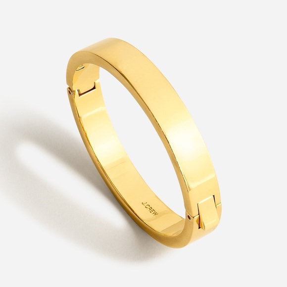 J Crew - Goldtoned Hinge Bangle Bracelet - Picture 13 of 15